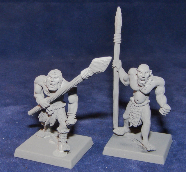 GFR0033 Half trolls with spears and sheilds